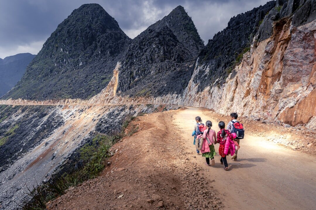 rural school children