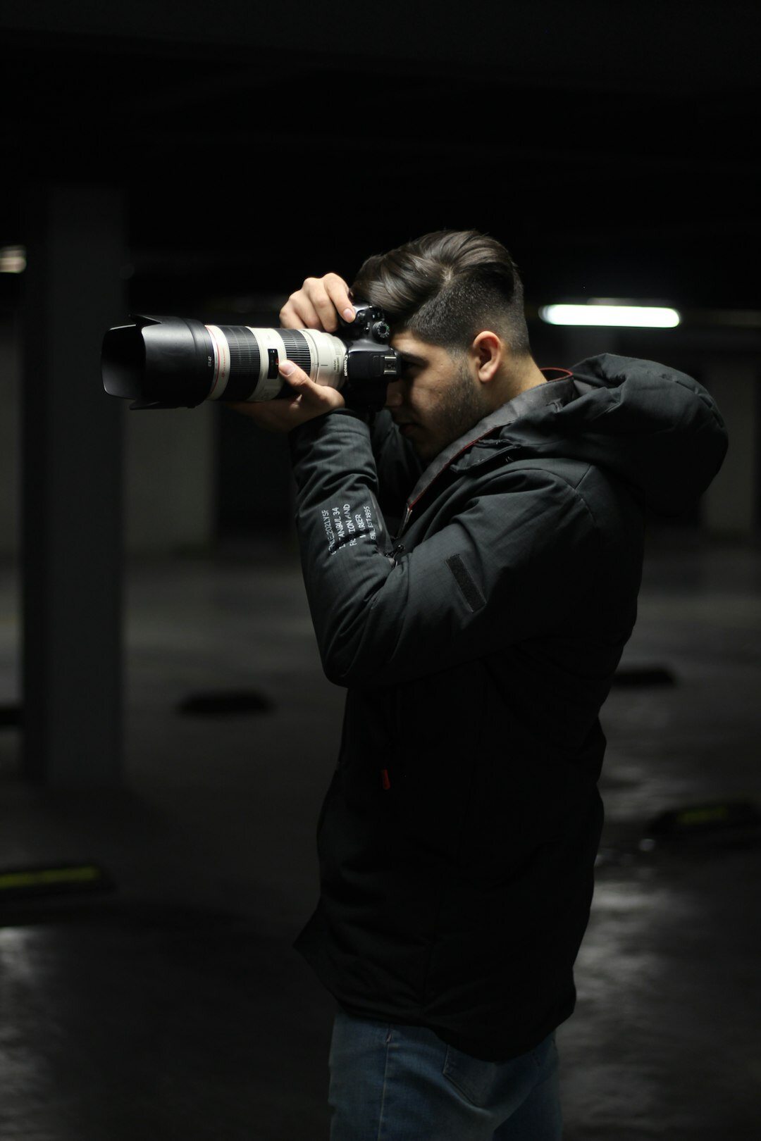 photographer with camera